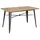 Bolero Kompletter Outdoor Tisch 120 x 76 x 76 cm Beige/Braun