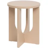 Atmosphera Créateur d'intérieur Beistelltisch Beige Nussbaum 40 x 40 x 50,5 cm
