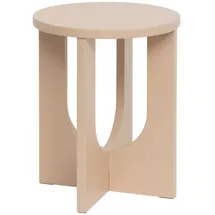 Atmosphera Créateur d'intérieur Beistelltisch Beige Nussbaum 40 x 40 x 50,5 cm