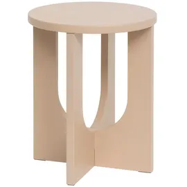 Atmosphera Créateur d'intérieur Beistelltisch Beige Nussbaum 40 x 40 x 50,5 cm