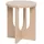 Atmosphera Créateur d'intérieur Beistelltisch Beige Nussbaum 40 x 40 x 50,5 cm