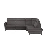 himolla Ecksofa  1926 , grau , Maße (cm): B: 245 H: 92 T: 278