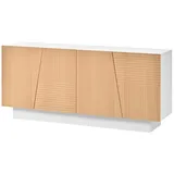 BlingBin Sideboard kommode Esszimmerschrank mit 4 Türen (Buffet, Schrank, 1 St., 160 × 40 × 72 cm), Aufbewahrungsschrank für Wohnzimmer, Esszimmer & Flur