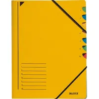 Leitz Ordnungsmappe 3907 7 Fächer gelb