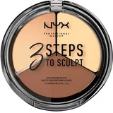 NYX Professional Makeup 3 Steps To Sculpt Puder 5 g LIGHT - LIGHT