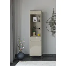 Set One by Musterring Standvitrine Reno 48 x 42 x 199 cm Braun