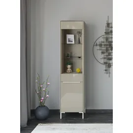 Set One by Musterring Standvitrine Reno 48 x 42 x 199 cm Braun