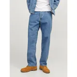 JACK & JONES Relax-fit-Jeans JJIEDDIE mit hoher Taille und lockerer Passform Baumwolle, relaxed fit blau 36