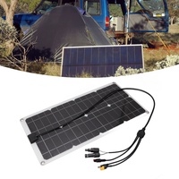 Solarpanel Wasserdichtes Batterieladegerät Ladeplatine XT60 DC-Anschluss 100W für den Außenbereich, Breite Kompatibilität Solarpanel Char Solarladeplatine für Elektronische