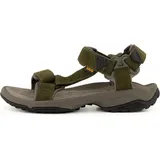 Teva Terra FI Lite Suede für Herren Outdoorsandale grün 44,5 EU