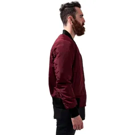 URBAN CLASSICS 2-tone Jacke bordeaux / noir S