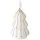 Boltze Weihnachtsbaumförmige Kerze 12 cm weiß