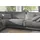 KAWOLA Ecksofa Madeline Cord Recamiere links grau