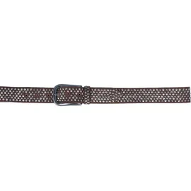 B.belt Zoe Leder schwarz/braun 80 cm