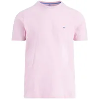 Fynch Hatton Slub Kurzarm-t-shirt - Light Peony - L