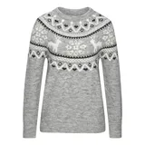 LASCANA Norwegerpullover grau 40/42