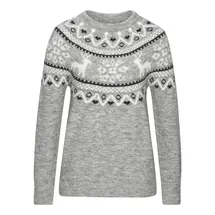 LASCANA Norwegerpullover grau 40/42