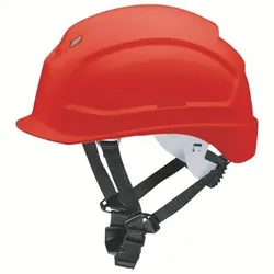 Schutzhelm pheos S-KR 9772335 rot mit Lüftungen - rot