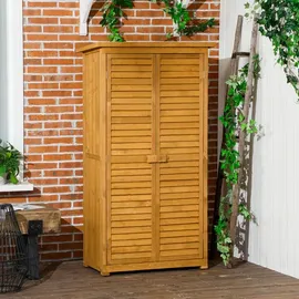 Outsunny Geräteschrank 0,47 x 0,87 m Natur