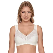 SUSA BH 2er Pack - Basic 27931 - Größe B-E - Bügelloser BH mit Unterbrustband - 3-Geteilte Cups & verstellbare, gepolsterte Träger - Bequemer BH ohne Bügel mit Stützfunktion - 105C