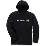 CARHARTT Signature Logo Kapuzenpullover - Schwarz L