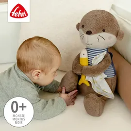 Fehn Kuscheltier Otter 0 cm Braun