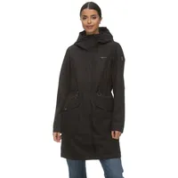 Ragwear SUMMER RELOVED REMAKE Damen Frauen Parka,Mantel,Übergangsmantel,Übergangsjacke mit Kapuze,Schwarz,M - M