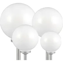 ETC Shop Vier Solarleuchten zur Dekoration für Ihren Außenbereich