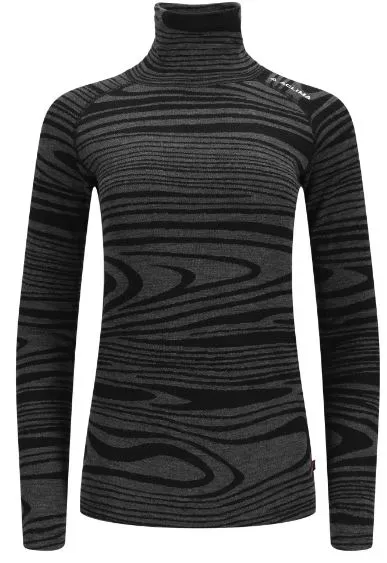 Aclima WarmWool Rollneck W's - Funktionsunterwäsche - XS - black motion