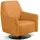 Egoitaliano Sessel Felicity Leder 77 x 88 x 85 cm Gelb drehbar mit Wippfunktion