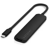 Satechi USB-C 4-in-1 Slim Multiport Adapter 4K Schwarz