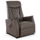 TV-Sessel in Nougat - Heizfunktion, Timer, elektrische Aufstehhilfe,1 kraftvoller Motoren, Liege- & Relaxfunktion, Taschenfederkern, Raburg Emma Eos