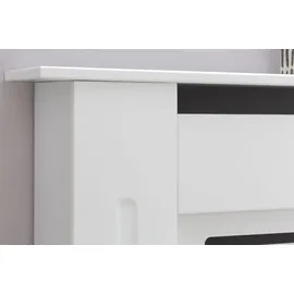 KADIMA DESIGN Moderne Heizkörperverkleidung mit Lamellen-Muster, Hochwertiges MDF-Material