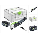Festool Vecturo Osc 18 E-basic Akku Oszillierer 18 V Starlock Max Brushless + 1x Akku 5,0 Ah + Systainer - ohne Ladegerät