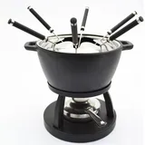 Mäser Fondueset Guss 10tlg., Fondue Set, Silber