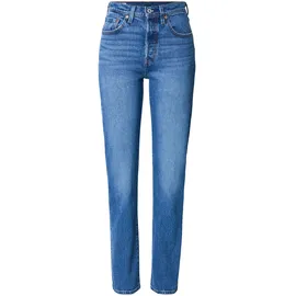 Levi's 501 Damen Jeans mit geradem Bein in Mittelblau-W31 / L30
