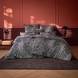 Estella Mako-Satin Bettwäsche Malou grau 200x200 cm + 2x 80x80 cm + 2x 40x80 cm - grau