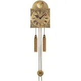 AMS Wanduhr Mechanische Pendeluhr mit Gewichten und Pendel H539 (Historischer Bezug – Meister Paul Widemann) goldfarben