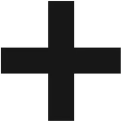 BSQXLL101 Georg Schlegel Bezeichnungsschild Grafik-Symbol Zunahme plus weiß - 1 Stück