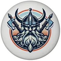 Speecheese Odin Wikinger Magnet rund mit Flaschenöffner rund Starker