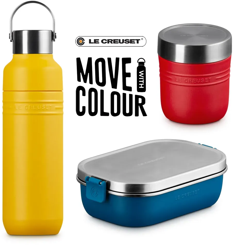 Le Creuset On the Go Teens-Set To-Go BUNT 3-tlg.