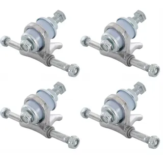 IMPALA QUAD SKATE Achse 4er-Pack silver wavy check white