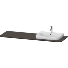 Duravit Happy D.2 Plus 160x55cm, m 1 AS, Beck. re, Nussb geb.