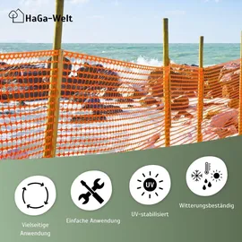 Haga Absperrzaun 1,2 m x 25 m Grün
