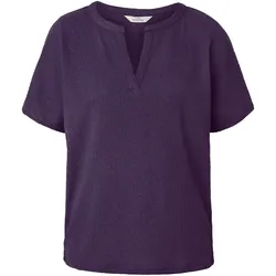 Tchibo - Strukturierte Kurzarmbluse - Damen - Gr. 48 - lila