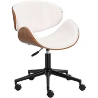 Kosmetikhocker, Friseurstuhl, Hocker, Sattel, Spa, mobil, weiß