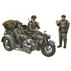 ITALERI 510000317 1:35 Motorrad-Gespann Zündapp