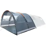 Skandika Gotland 6 Vorzelt 450 x 290 x 210 cm Grau/Orange