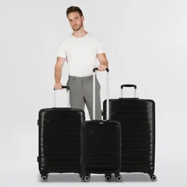 cocoono Madrid Koffer-Set 3-tlg. schwarz