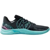 Kempa Attack Two 2.0 Handballschuh, Schwarz/Aqua, 42.5 EU